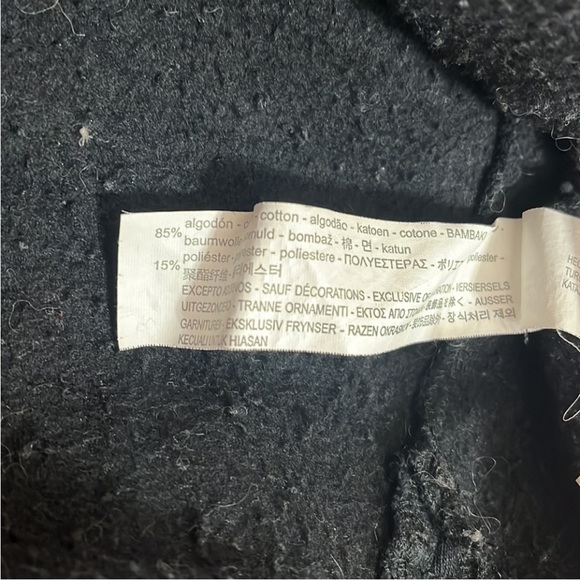 Zara Sweatshirt With Vegan Faux Fur Pocket Size M - Picture 7 of 10